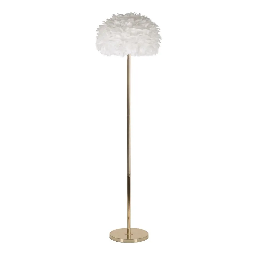 LAMPA PODŁOGOWA FEATHERS SLIM BIAŁA 43X170 cm